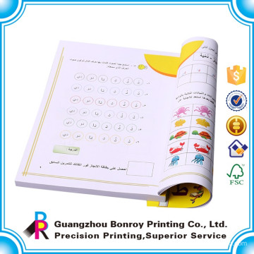 Bulk Customized printing Soft Cover children's book with black lines